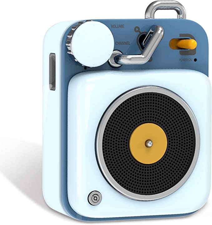 Mini Bluetooth Speaker, Vintage Radio with Old Fashioned