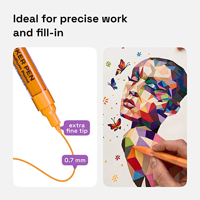 Acrylic Paint Pens, Extra Fine Tip