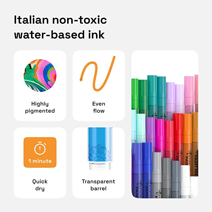 Acrylic Paint Pens, Extra Fine Tip