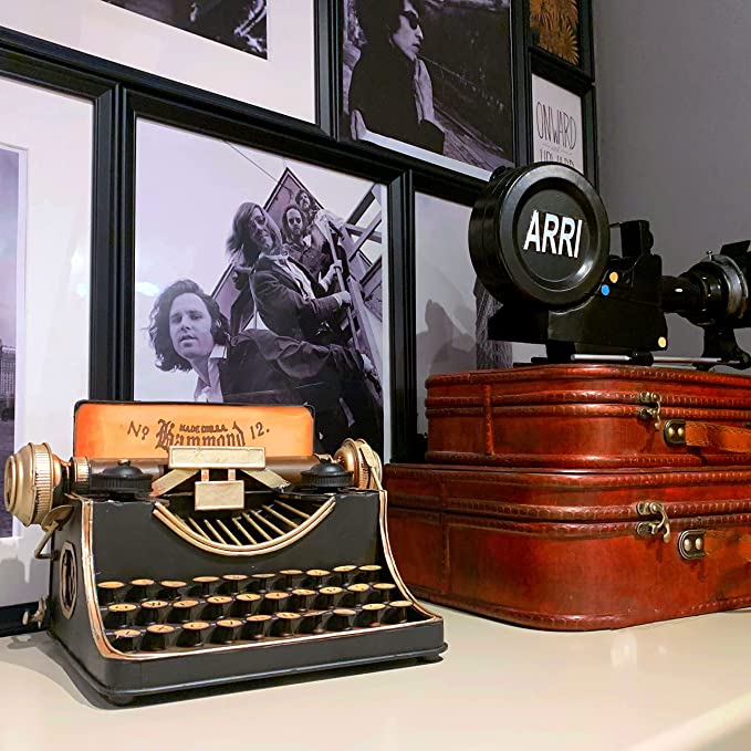 VANLAXY Money Bank Retro Vintage Tin Antique Typewriter Model
