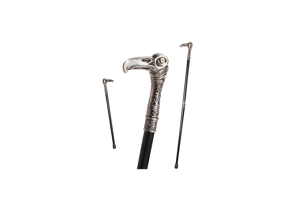 Ziv Eagle Walking Stick- Decorative Cane Walking Stick for Men and Women-  Eagle Cosplay Cane Walking Cane All Metal Walking Stick Symbol of Power and  Strength